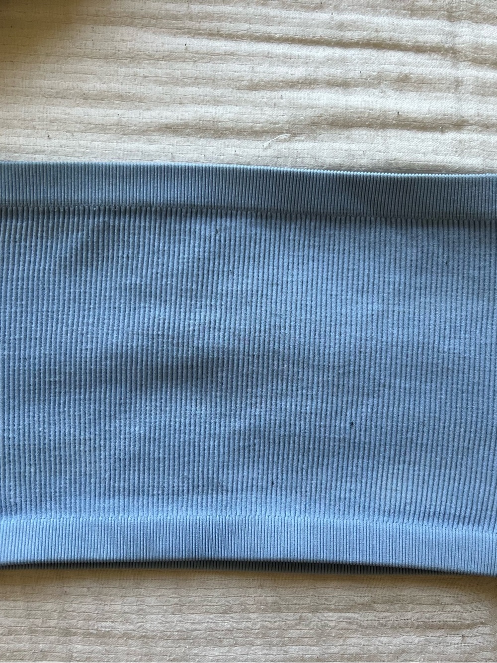 Cotton On Light Blue Ribbed Tube Top